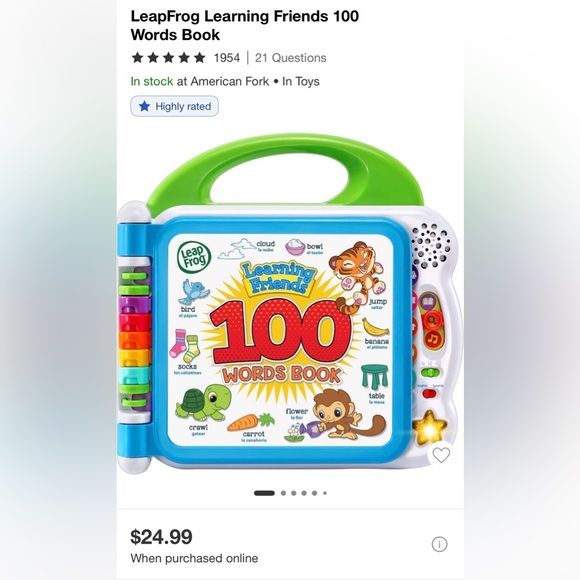 Learning Words Book - Picture 5 of 6